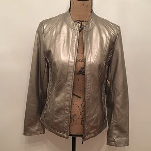 Leather style trendy jacket Leather style trendy jacket