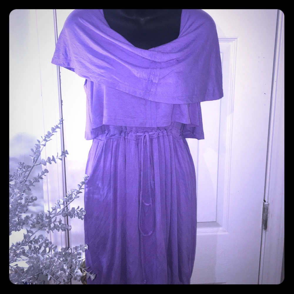 Zashi scoop neck dress