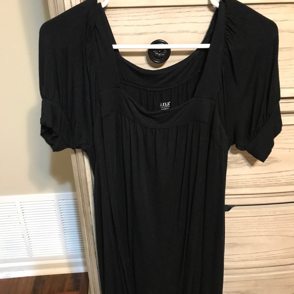 Black maternity dress