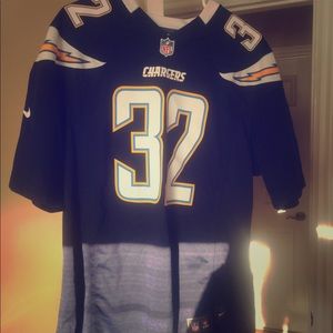 NFL Chargers jersey of Eric Weddle.
