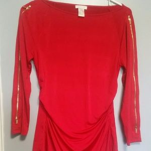 Bundled cache & plaid sweater