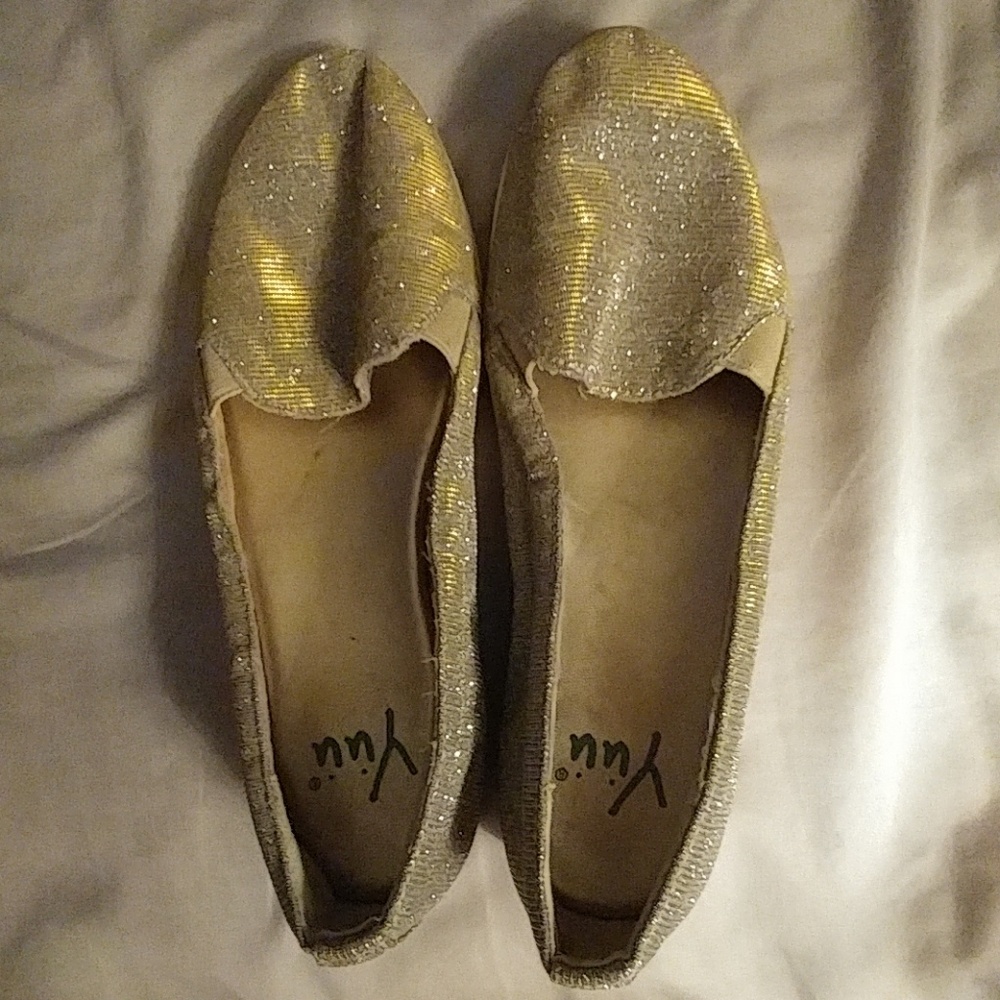 Silver & Gold sparkly shoes