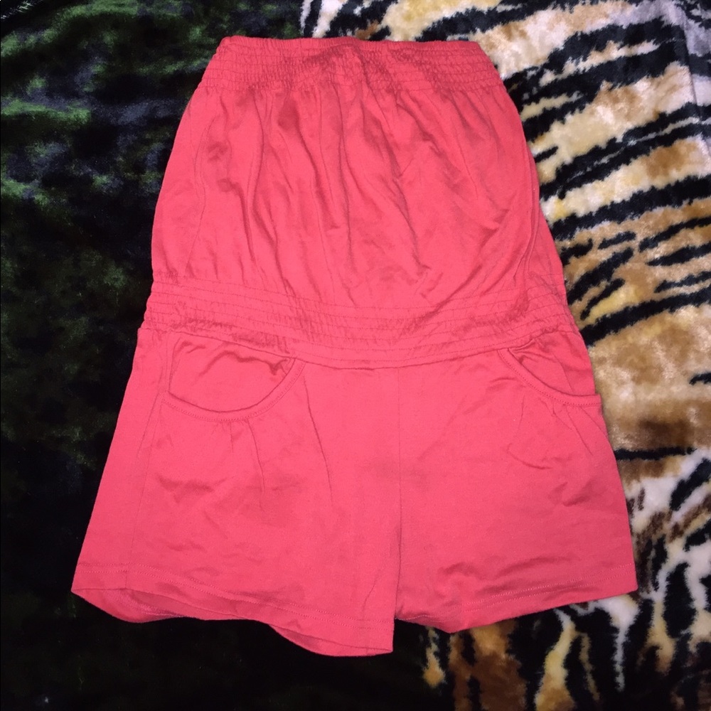 Strapless Romper