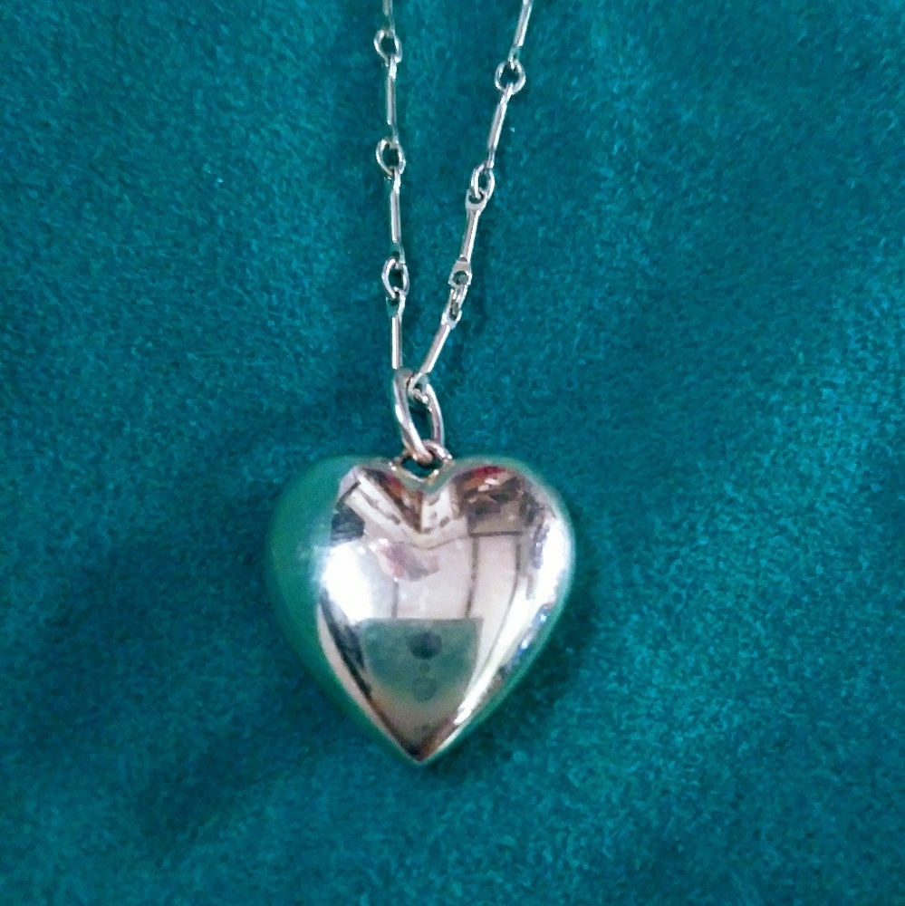 🌟TIFFANY'S -RARE "ZEIGFELD" PUFFED HEART LINK