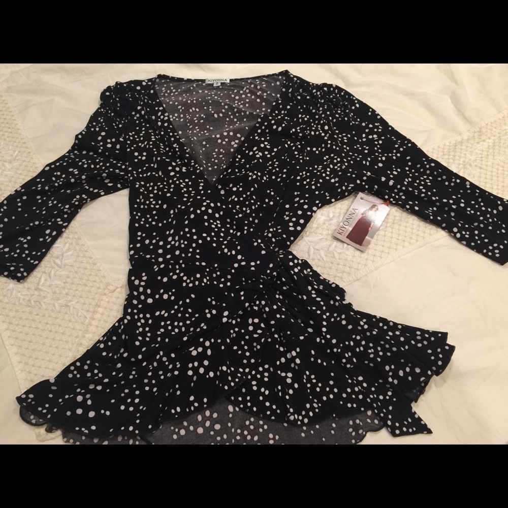 Kiyonna wrap shirt
