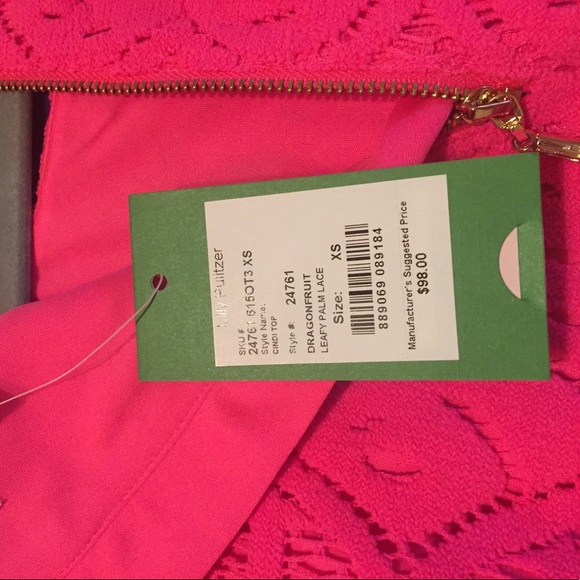 Dragonfruit leafy palm lace crop by LP - Picture 4 of 4