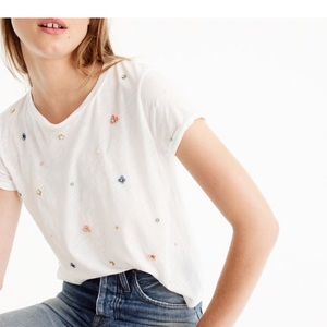 Embellished floral shirt