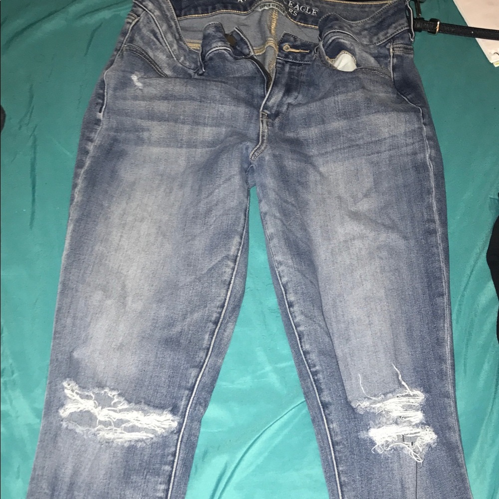 Size 10 skinny American eagle jeans