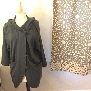 Saturday/Sunday hooded sweatshirt/jacket