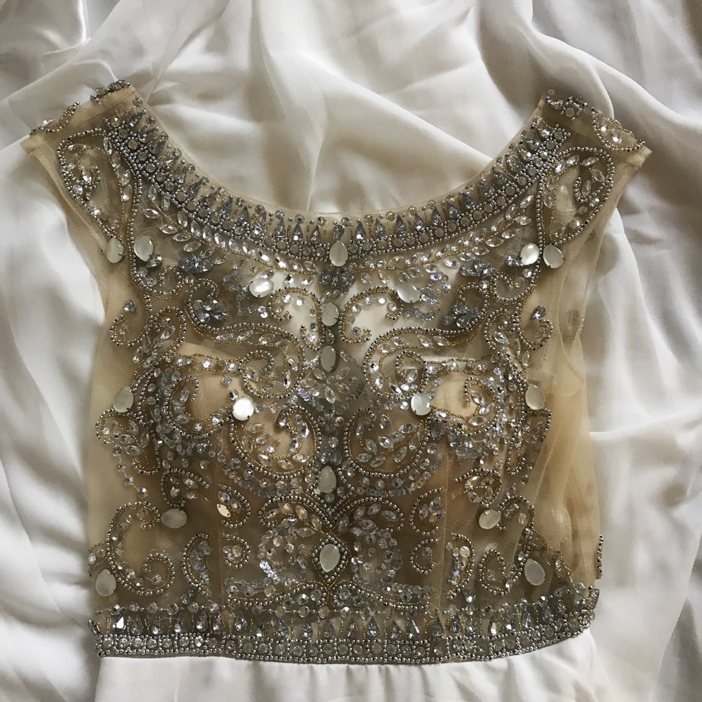 Jeweled formal gown