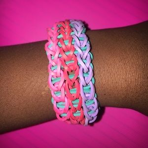 Waterfall Rainbow Loom Bracelet
