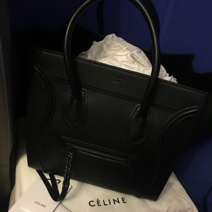 Celine phantom, Large, black on black Celine phantom, Large, black on black