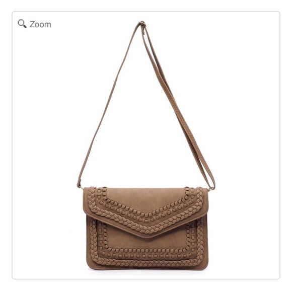 NEW-Braided Envelope Clutch - Picture 2 of 6