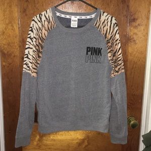 Victoria's Secret PINK Rare Tiger Crew