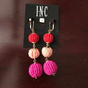 Fun multi colored hang earrings