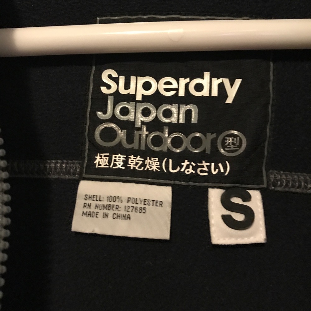 Superdry Gray Fleece Sweater - Picture 2 of 4