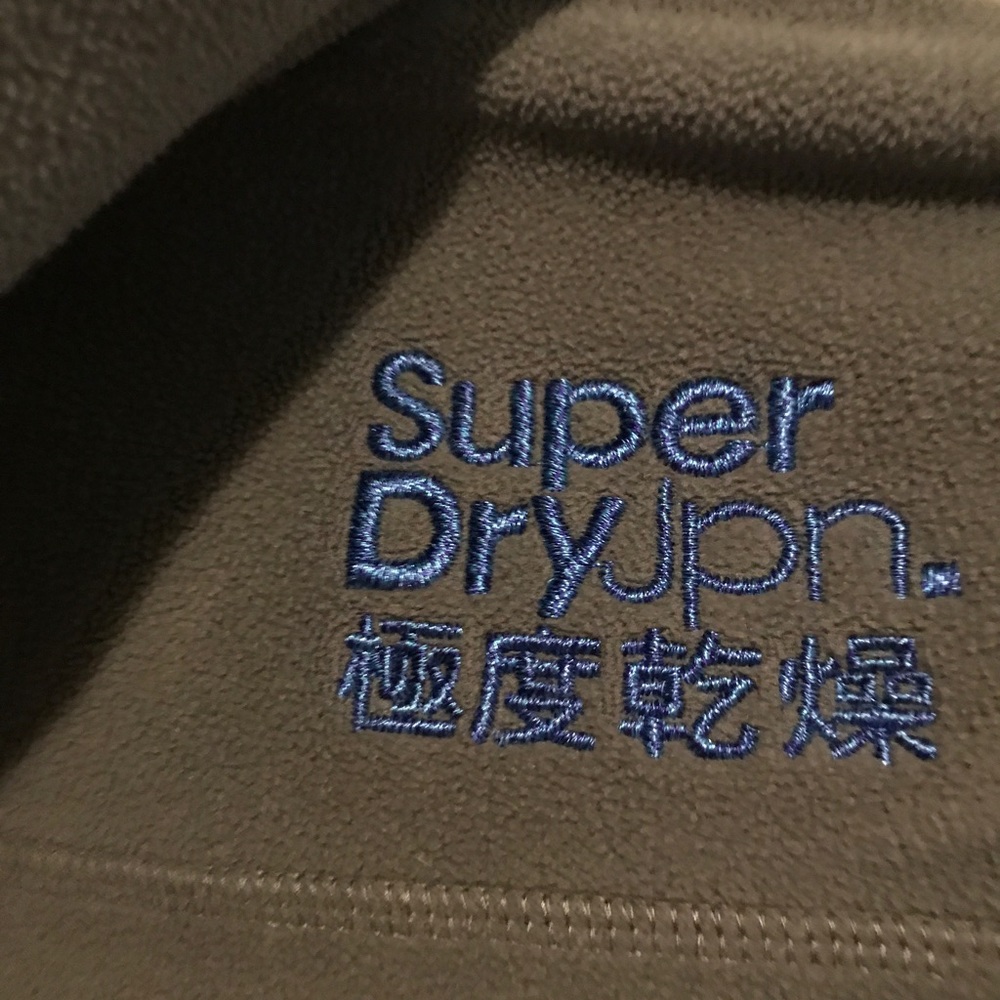 Superdry Gray Fleece Sweater - Picture 3 of 4