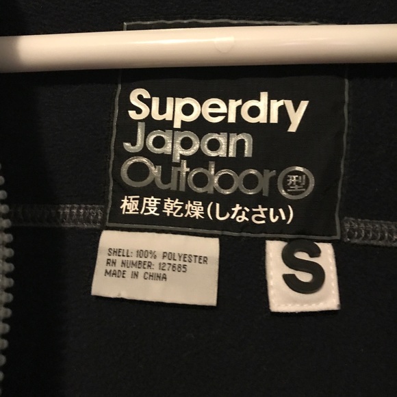 Superdry Gray Fleece Sweater - Picture 2 of 4