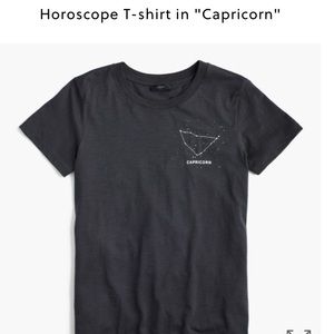 Horoscope tshirt "Capricorn". Small embellishment