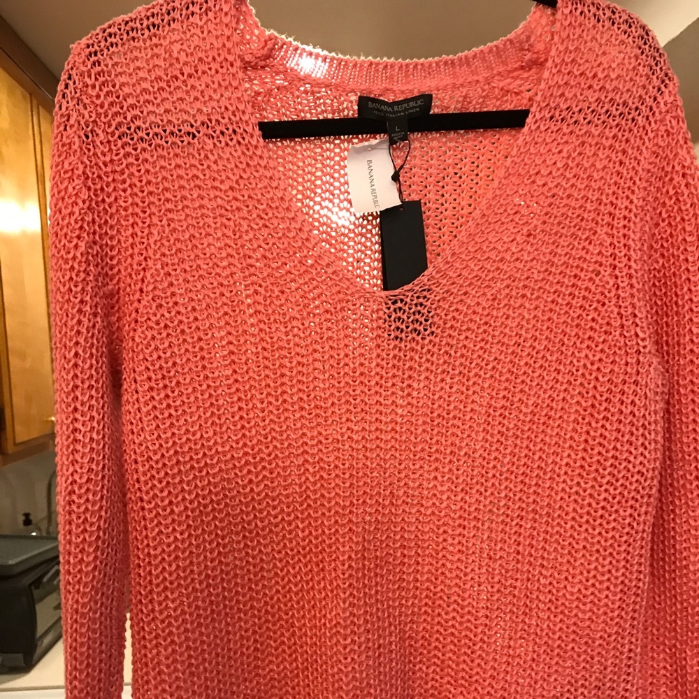 NWT Banana Republic Linen Sweater