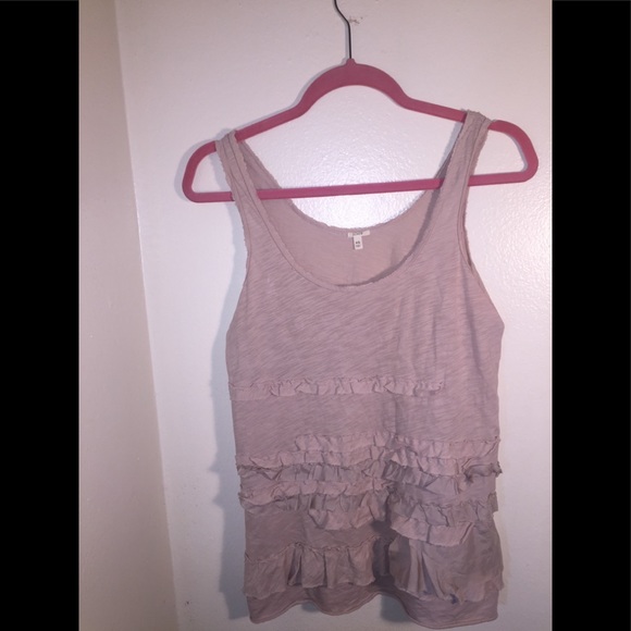 J. Crew Tops - J. Crew Womens Ruffled Sleeveless Shirt Tank Top
