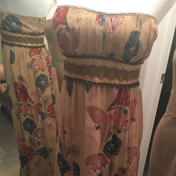 Nanette Lepore. Metallic Maxi dress. 6 - Picture 3 of 5