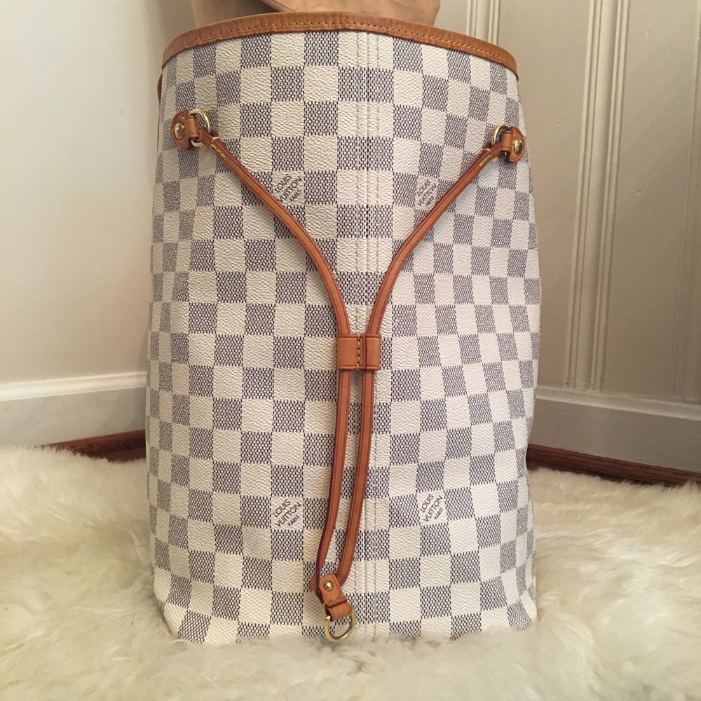 ✖️SOLD Auth Louis Vuitton Damier Azur Neverfull GM - Picture 4 of 8