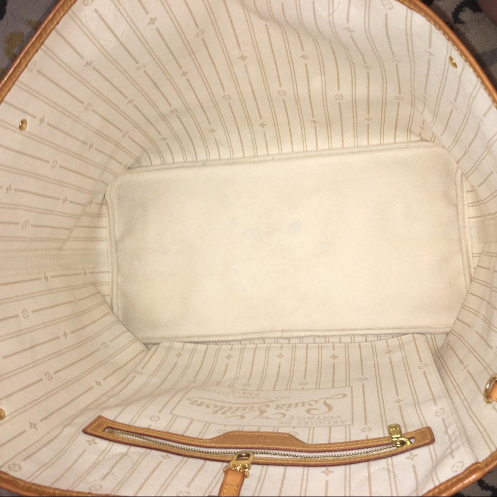 ✖️SOLD Auth Louis Vuitton Damier Azur Neverfull GM - Picture 6 of 8