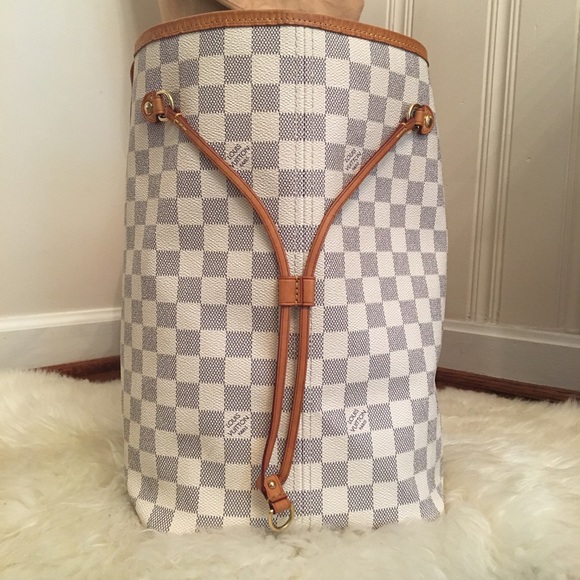 ✖️SOLD Auth Louis Vuitton Damier Azur Neverfull GM - Picture 4 of 8