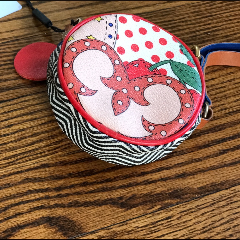 Missoni round cherry coin purse