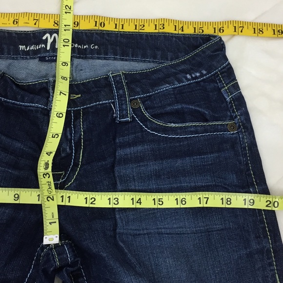 Madison Denim Co Stretch Bootcut Jeans Size 9/10 L - Picture 7 of 8
