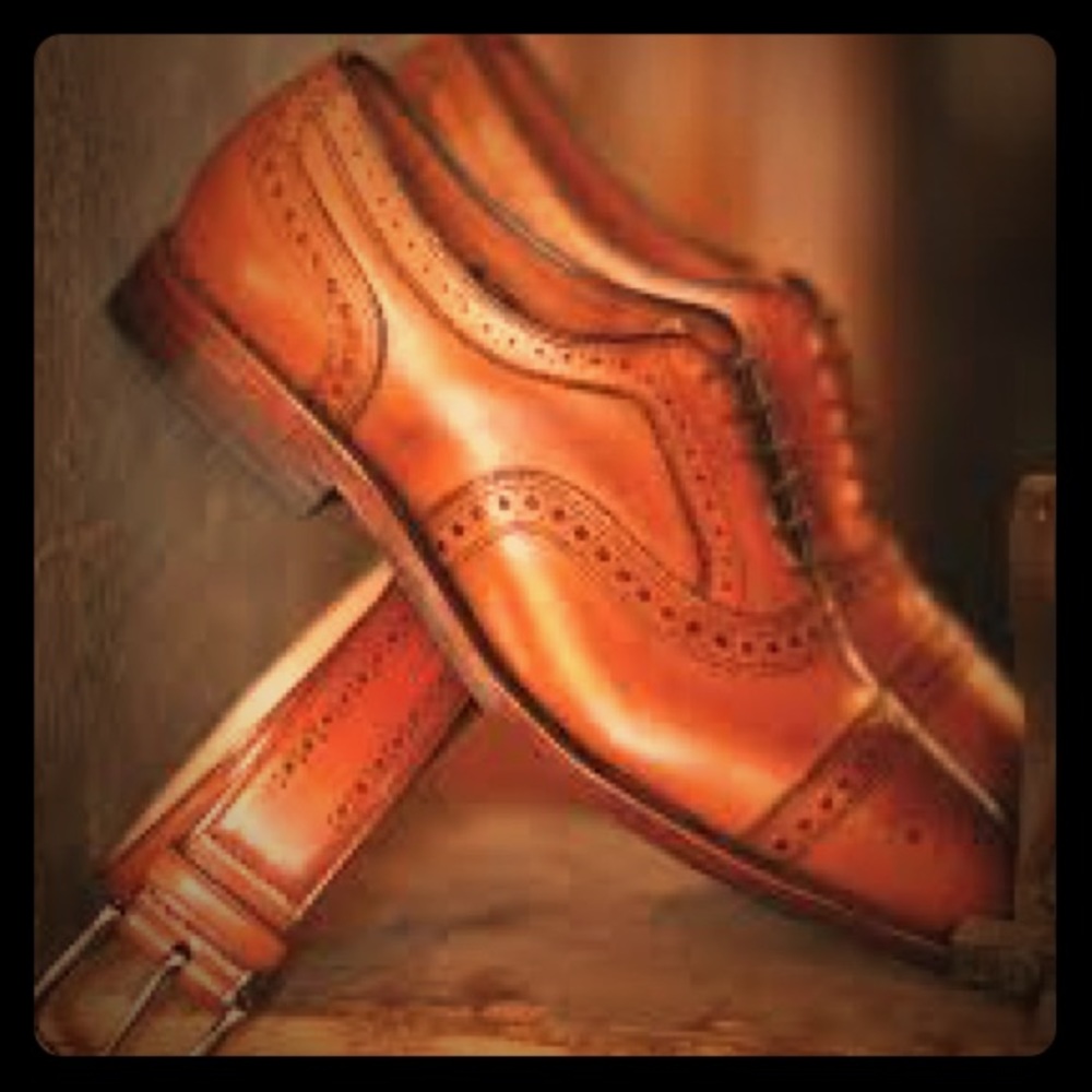 Allen Edmonds Walnut Wingtip Men's 10.5 MSRP $400