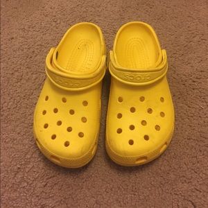 Yellow CROCS