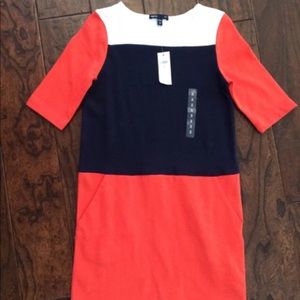 Color block girls dress