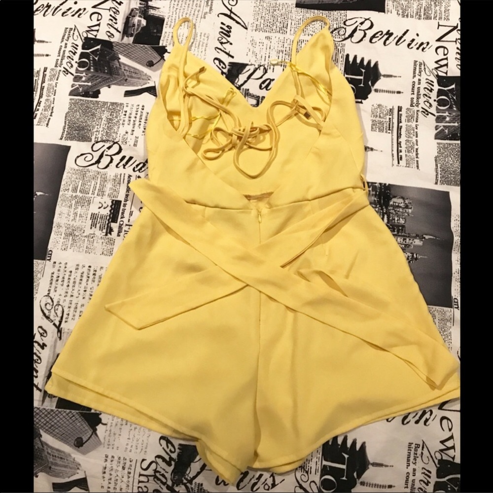 Yellow romper