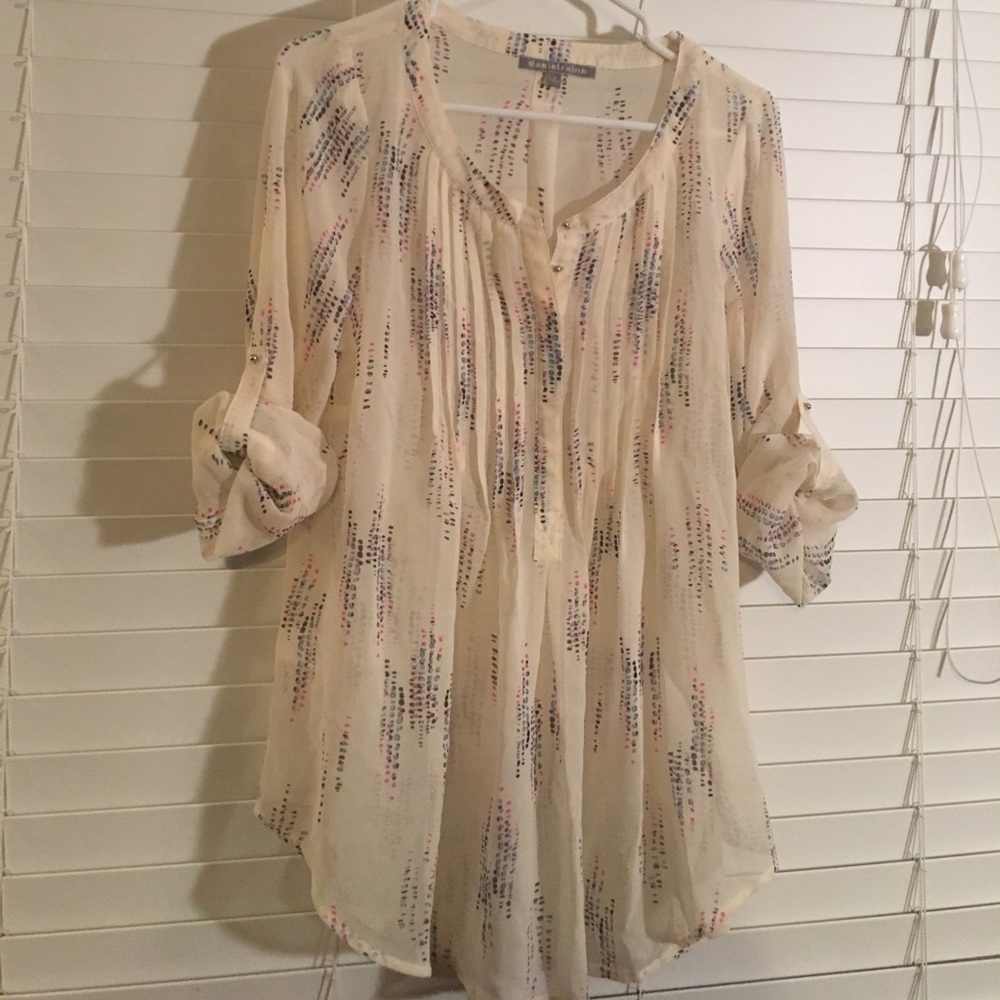 Sheer Maternity Blouse