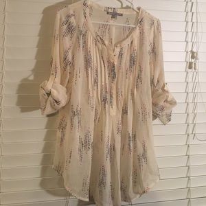 Sheer Maternity Blouse