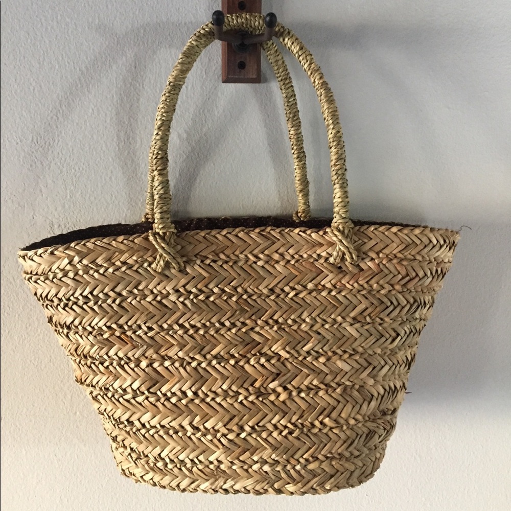 Straw woven basket tote bag 🇫🇷