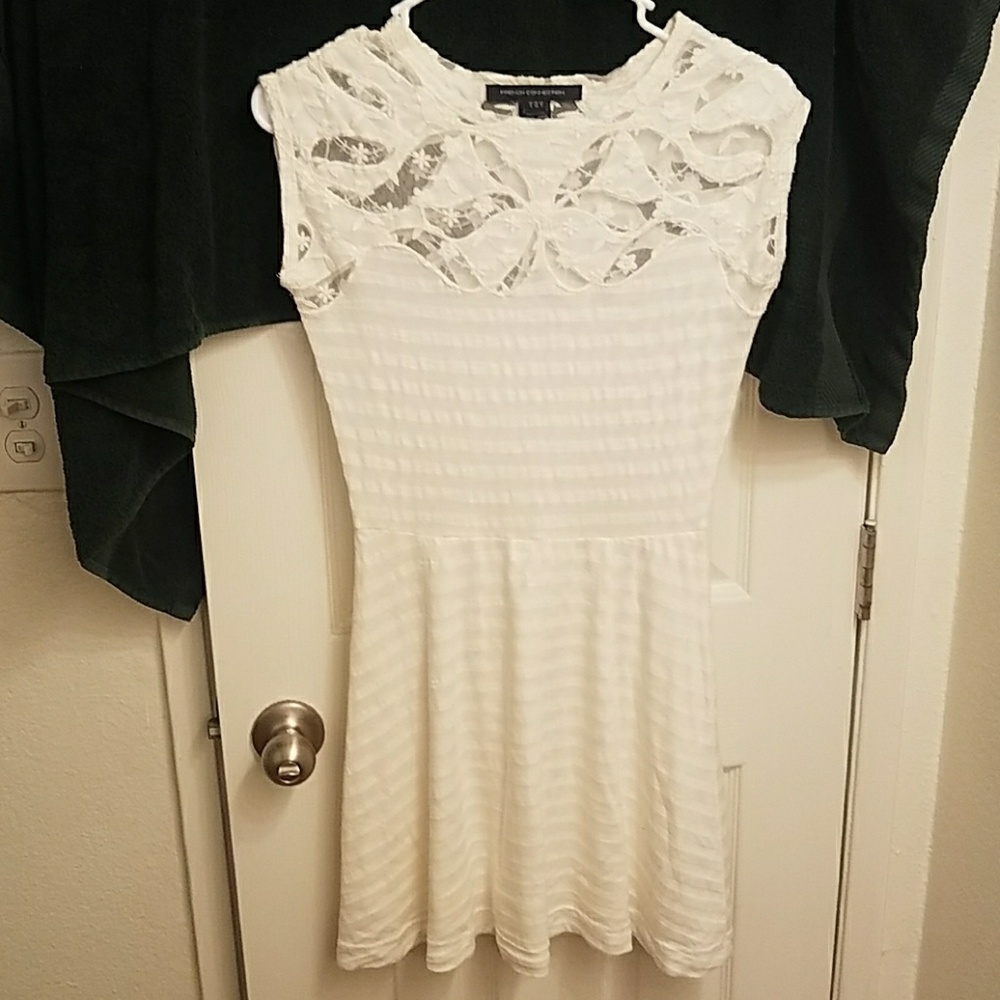 French connection white dress