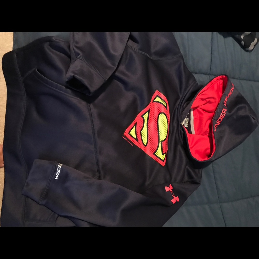 Boys Superman Under Armour hoodie