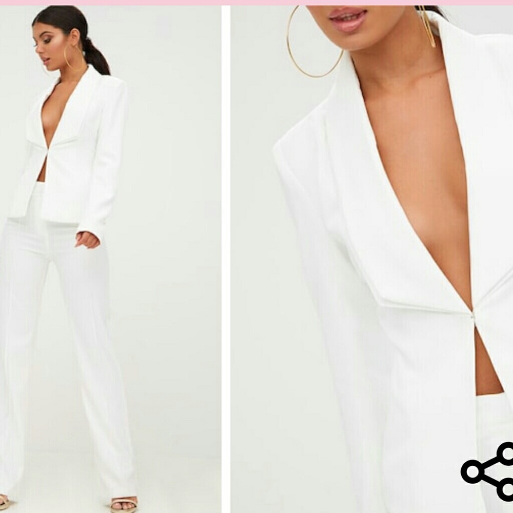 White suit pants