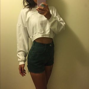 BONGO vintage off green high waisted shorts BONGO vintage off green high waisted shorts