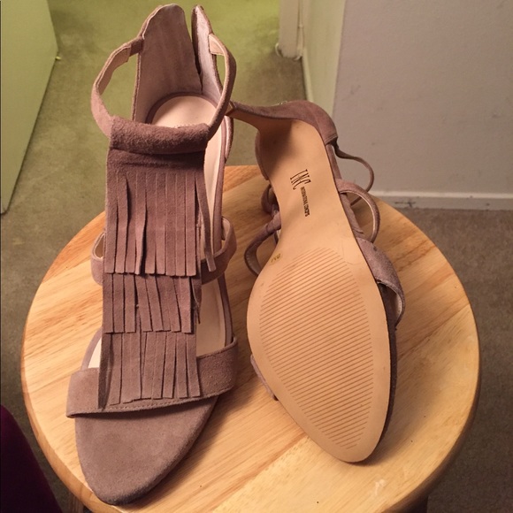 I.N.C Fringe Heels - Picture 5 of 7