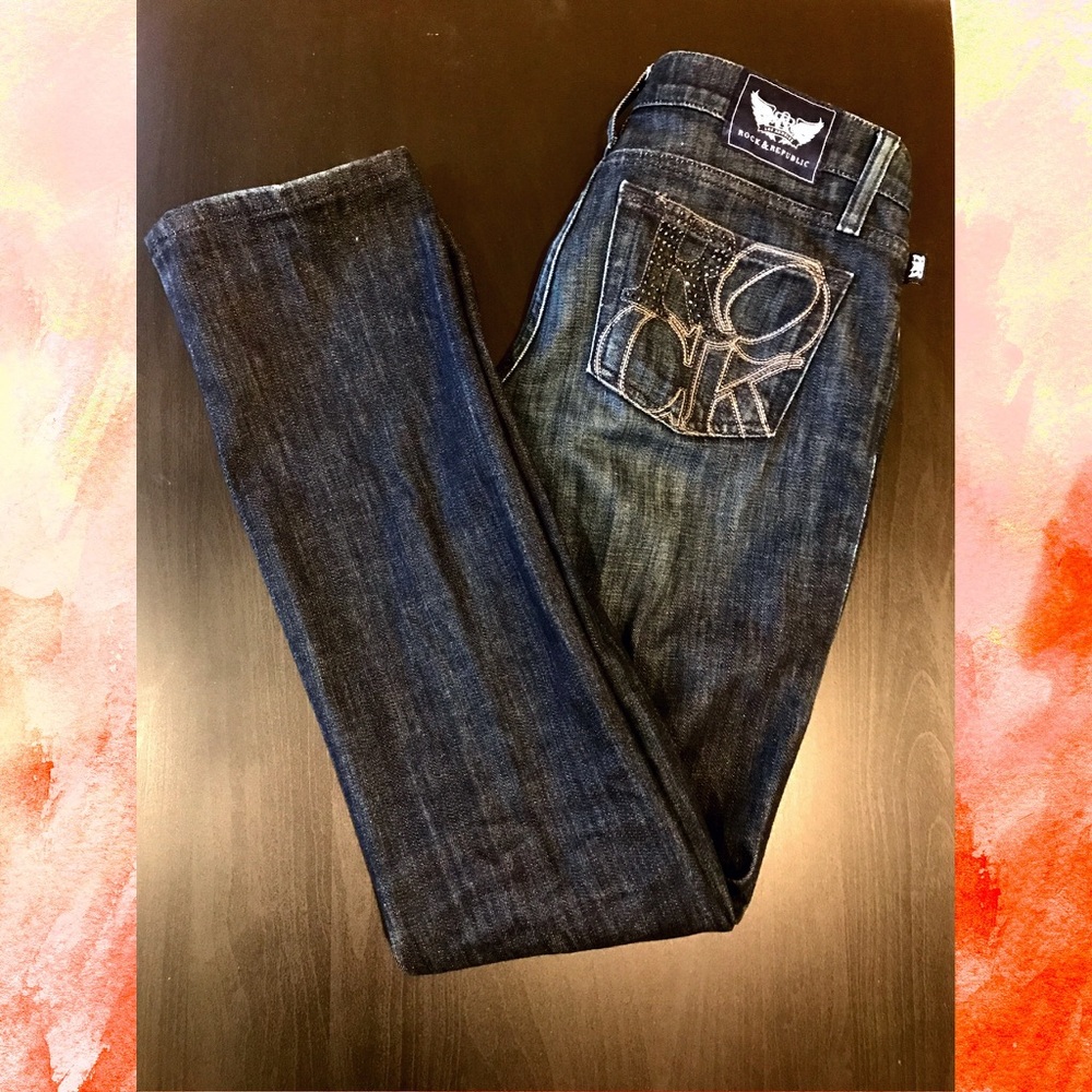 Rock & Republic Dark Wash Jeans