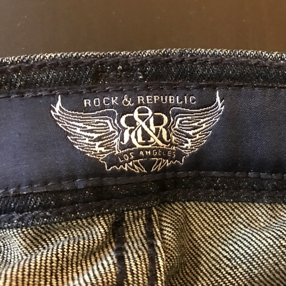 Rock & Republic Dark Wash Jeans - Picture 3 of 3