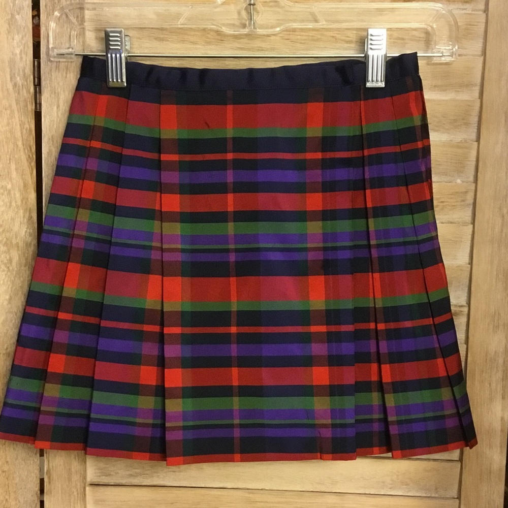 Jacadi pleated multicolor skirt