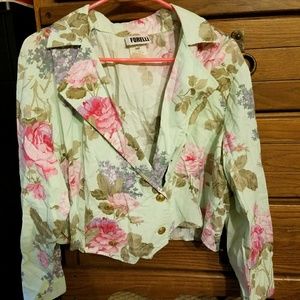 Vintage Floral Blazer