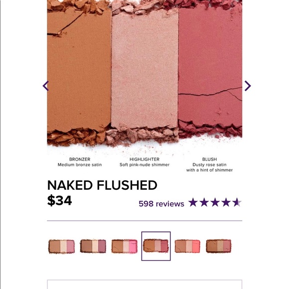 💥FLASH SALE💥NIB Urban Decay Naked Face Palette - Picture 2 of 6
