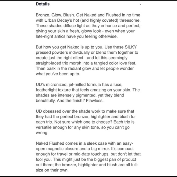 💥FLASH SALE💥NIB Urban Decay Naked Face Palette - Picture 6 of 6