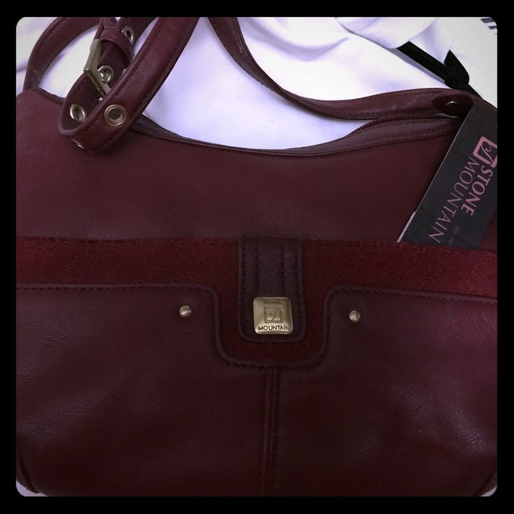 Stone Mountain Red/Burgundy Purse